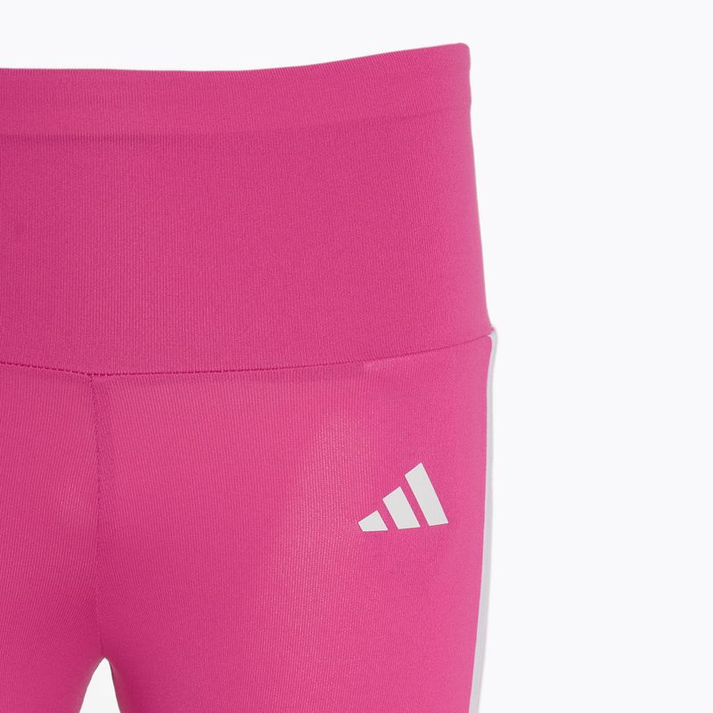 Children's leggings adidas Essentials Aerorady 3-Stripes High Waisted semi lucid fuchsia/white 3