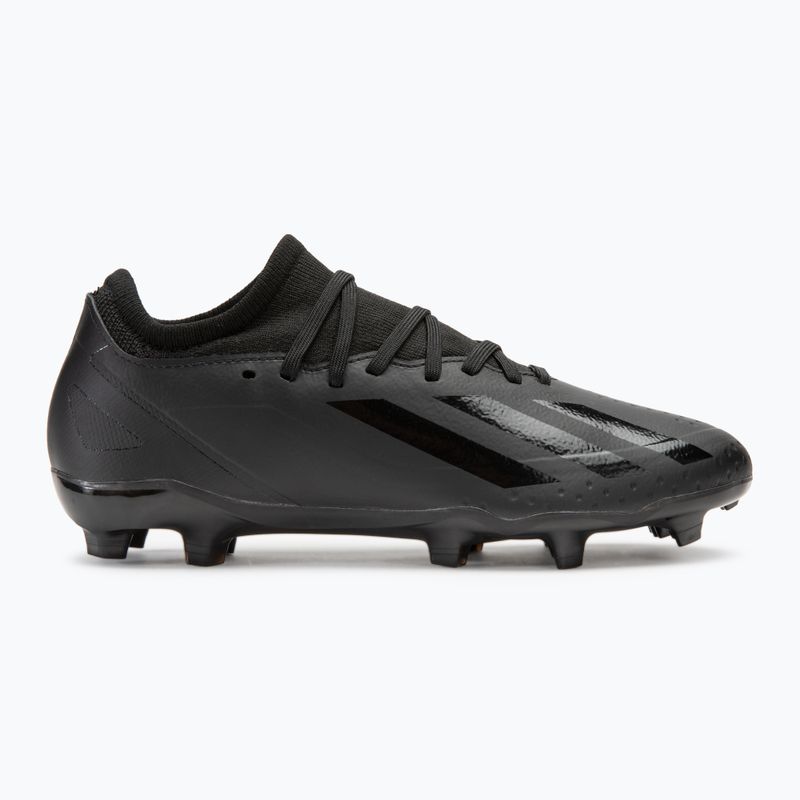 Men's adidas X Crazyfast 3 FG core black football boots 2