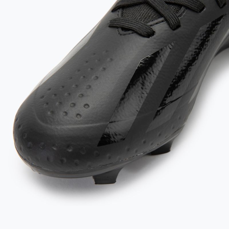 Men's adidas X Crazyfast 3 FG core black football boots 7