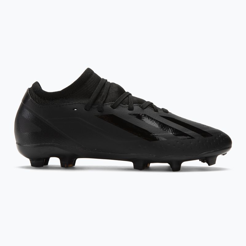 adidas X Crazyfast 3 FG core black children's football boots 2