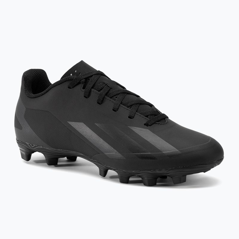 Men's adidas X Crazyfast 4 FxG core black football boots