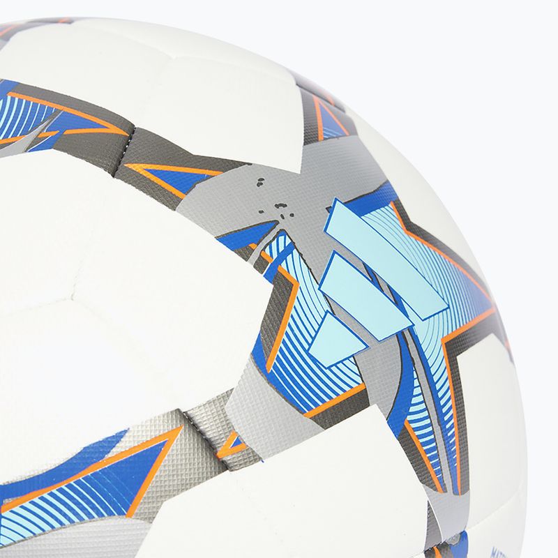 adidas UCL Training football 23/24 white/silver metallic/bright cyan/royal size 4 4