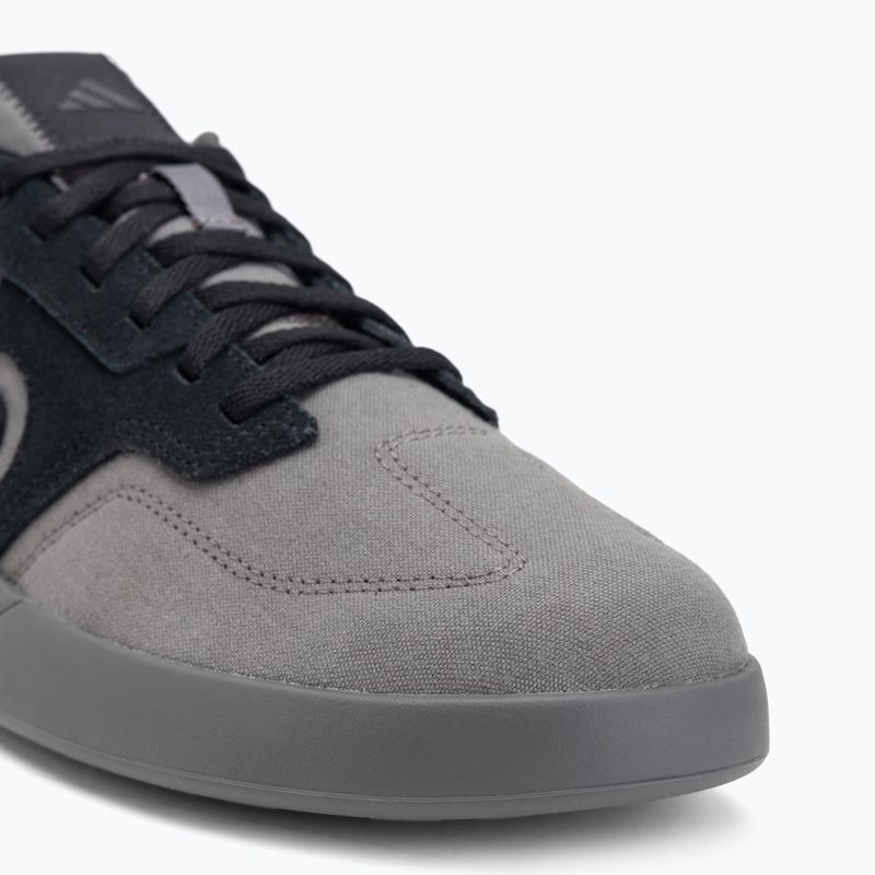 Men's adidas FIVE TEN Sleuth core black/charcoal/oat platform cycling shoes 7
