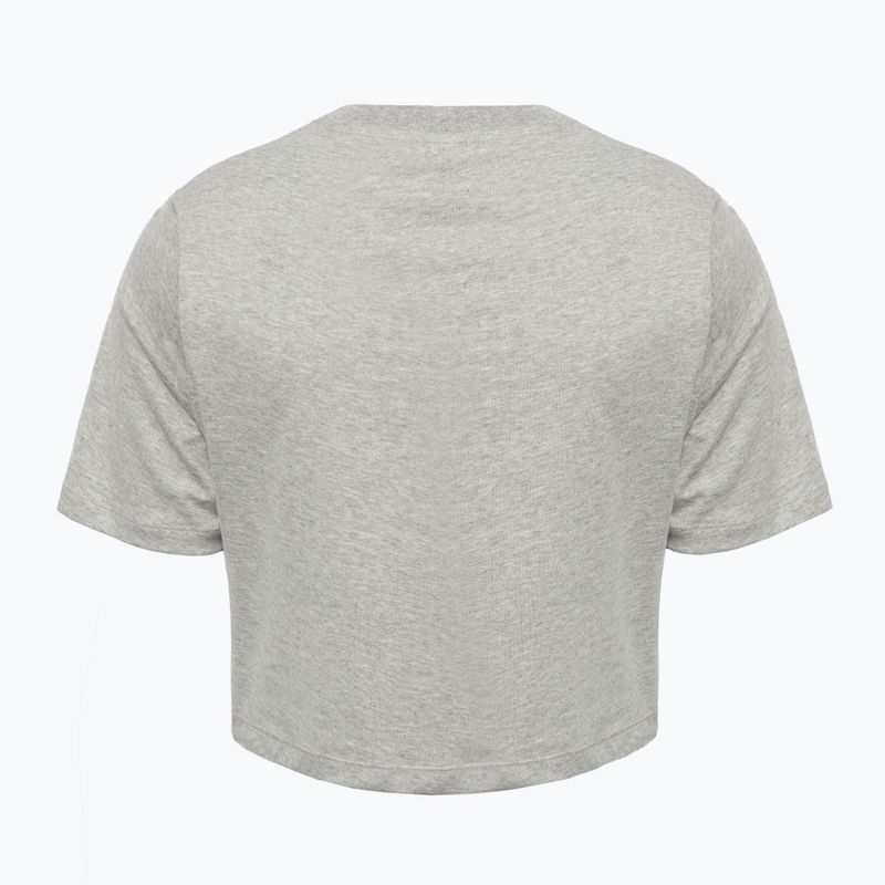 Women's T-shirt Reebok Identity Big Logo Crop Tee medium grey heather 2
