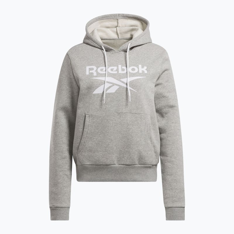 Women's sweatshirt Reebok Identity Big Logo Fleece medium grey heather 3