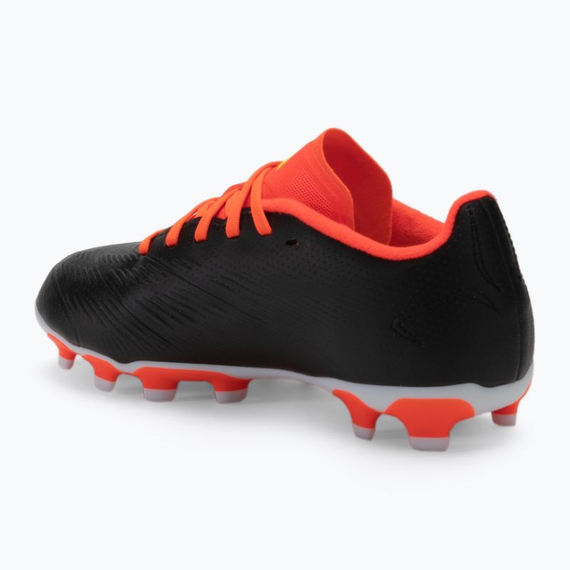 adidas Predator League MG core black/cloud white/solar red children's football boots 3