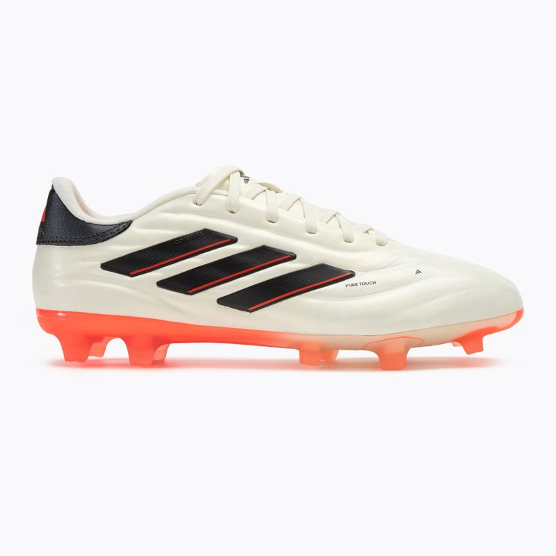 Men's adidas Copa Pure II Pro FG football boots ivory/core black/solar red 2