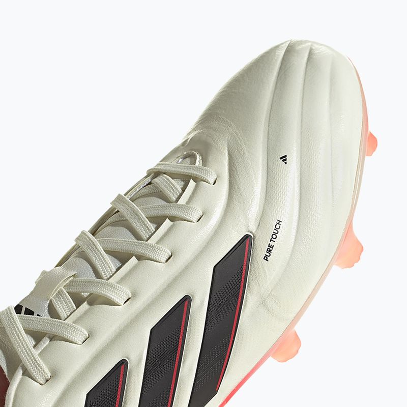 Men's adidas Copa Pure II Pro FG football boots ivory/core black/solar red 8