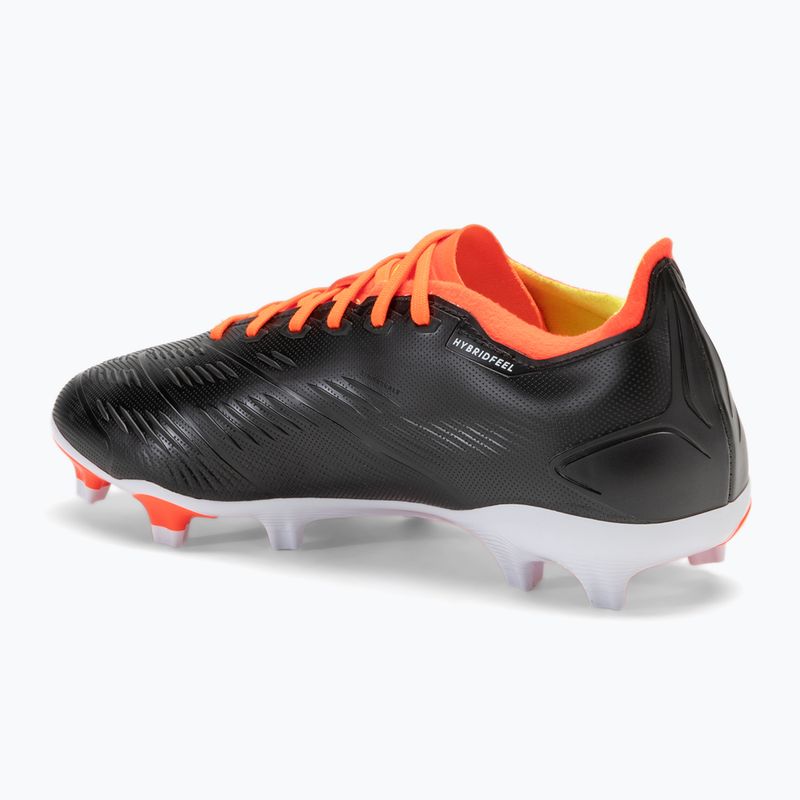 Football boots adidas Predator League FG core black/cloud white/solar red 3