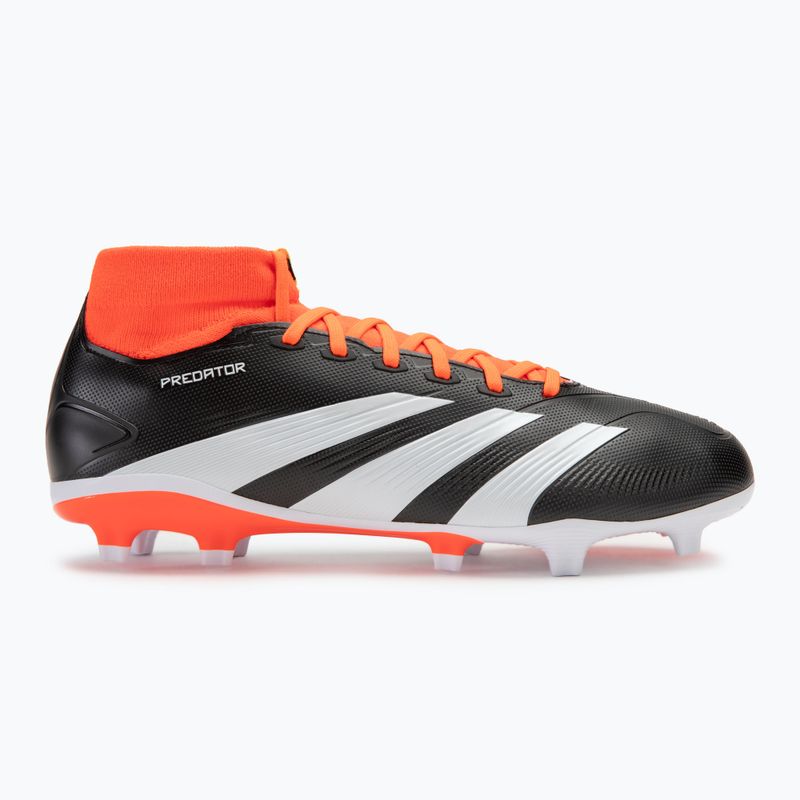 Men's adidas Predator 24 League FG core black/cloud white/solar red football boots 2