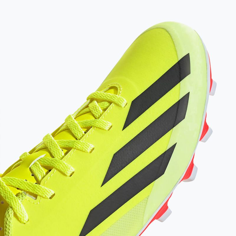 Men's adidas X Crazyfast Club FxG team football boots solar yellow/core black/cloud white 8