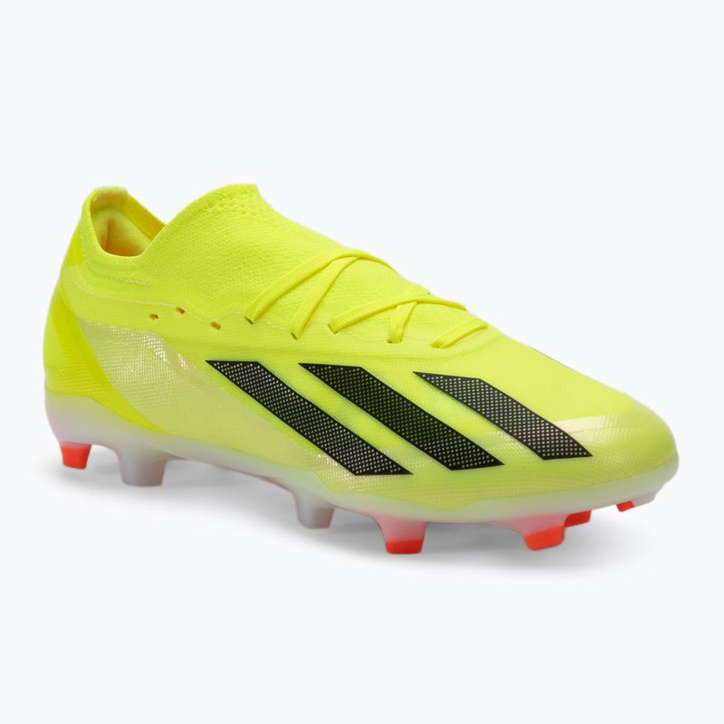 Men's adidas X Crazyfast Pro FG team football boots solar yellow/core black/cloud white