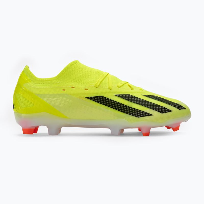 Men's adidas X Crazyfast Pro FG team football boots solar yellow/core black/cloud white 2