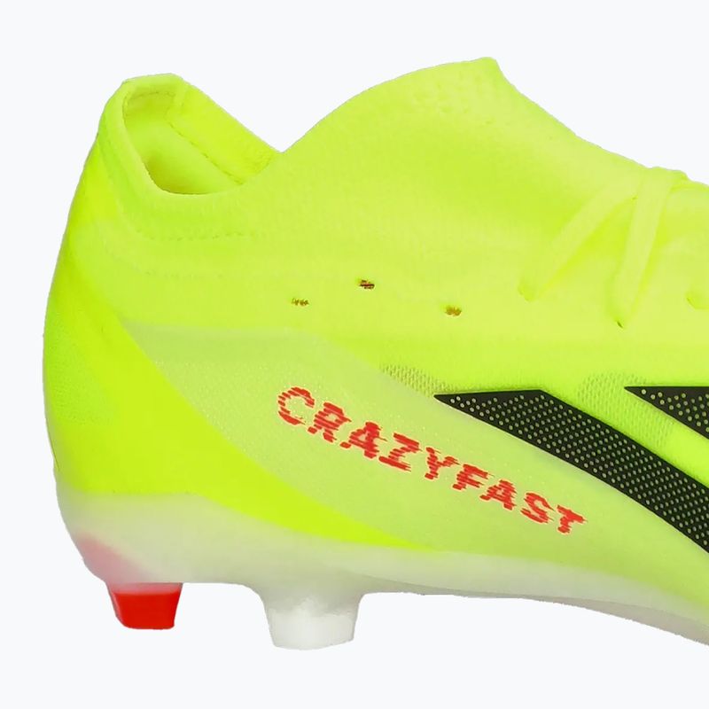 Men's adidas X Crazyfast Pro FG team football boots solar yellow/core black/cloud white 8