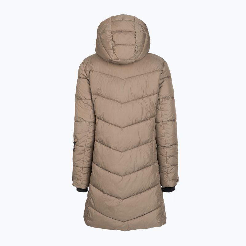 Women's insulated coat BOGNER FIRE+ICE Aenny 3 hazelnut 2