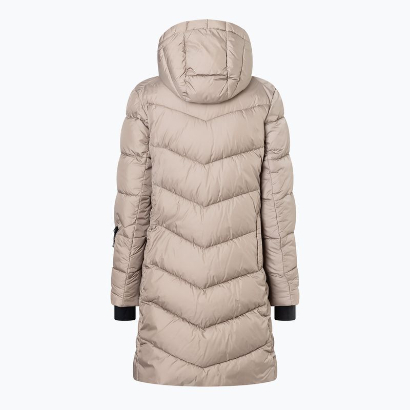 Women's insulated coat BOGNER FIRE+ICE Aenny 3 hazelnut 2