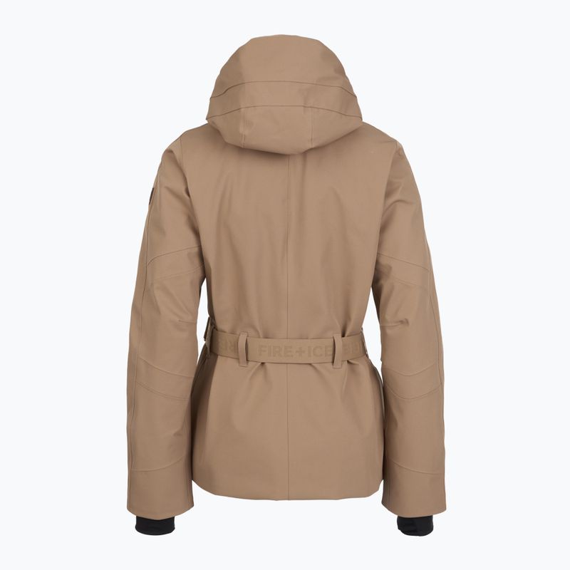 Women's ski jacket BOGNER FIRE+ICE Moia 2 hazelnut 2