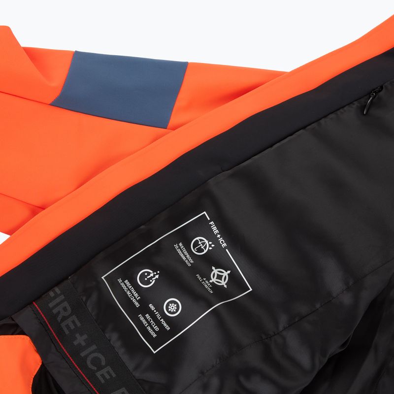 Men's ski trousers BOGNER FIRE+ICE Nic-T vibrant fire 6
