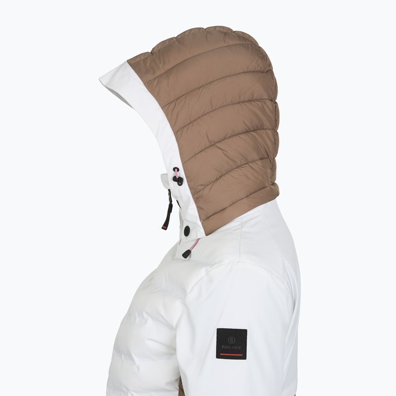 Women's ski jacket BOGNER FIRE+ICE Janka 4 off white 5