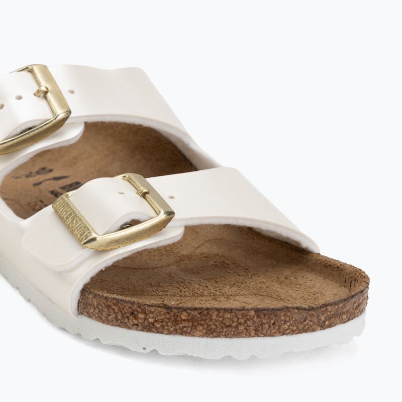 Children's slides BIRKENSTOCK Arizona Birko-Flor Narrow electric metallic pearl 7