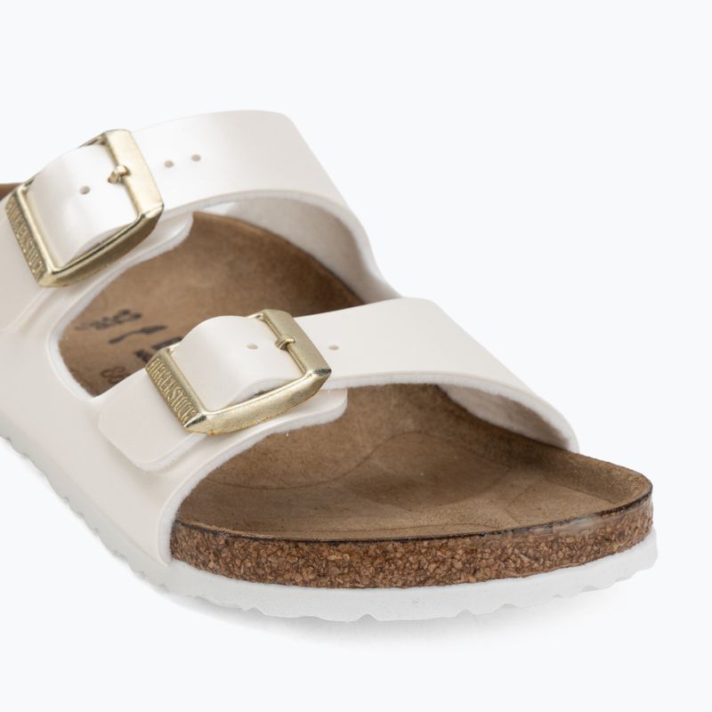 Children's slides BIRKENSTOCK Arizona Birko-Flor Narrow electric metallic pearl 7