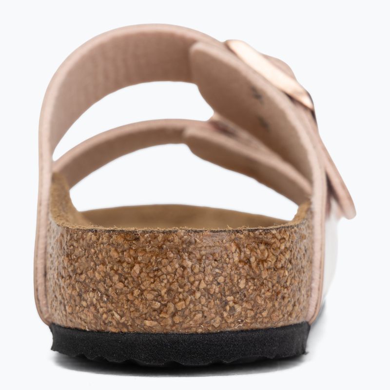 Children's slides BIRKENSTOCK Arizona Birko-Flor Narrow electric metallic copper hearts 6