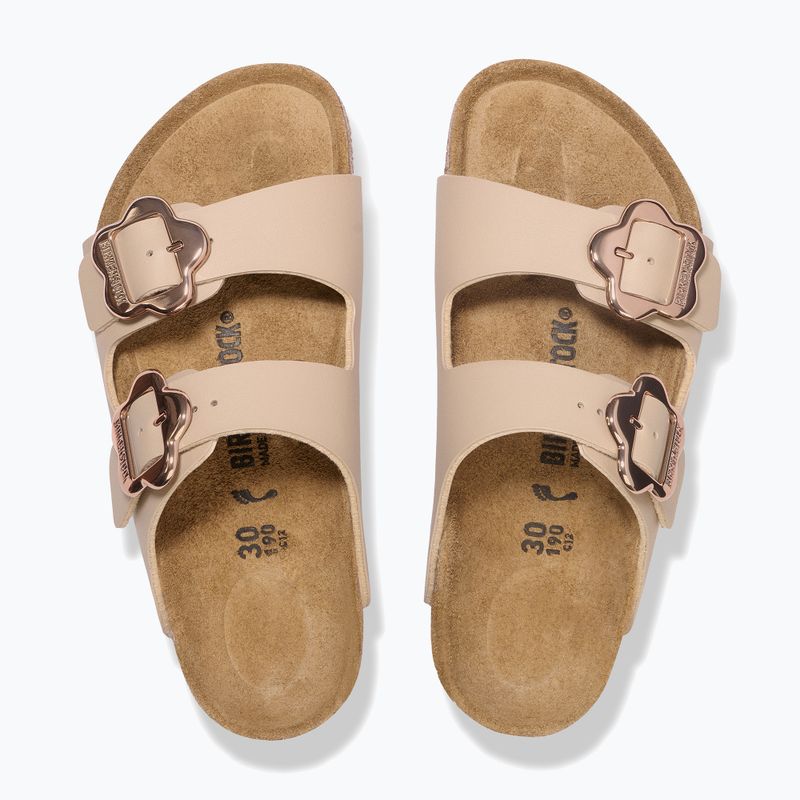 Children's slides BIRKENSTOCK Arizona Flowers Kids Birko-Flor sandcastle 3