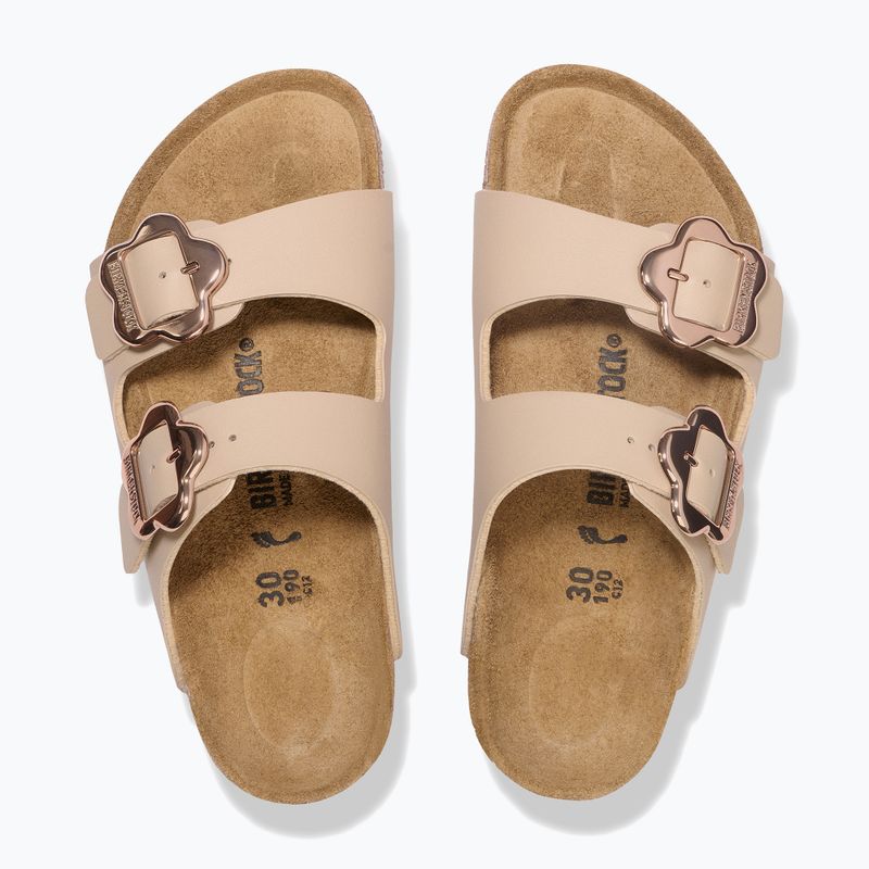 Children's slides BIRKENSTOCK Arizona Flowers Kids Birko-Flor sandcastle 3