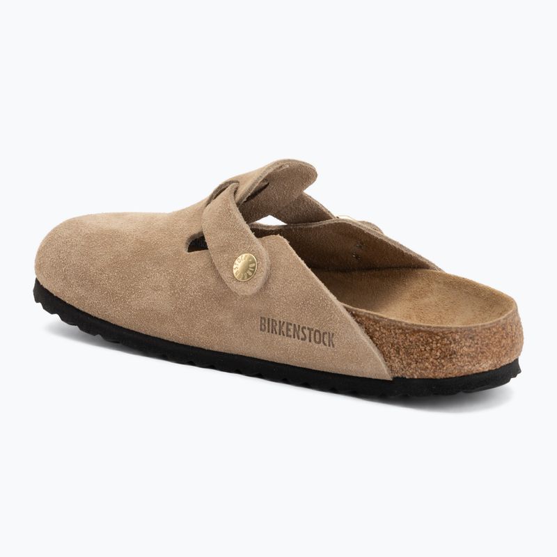 Slides BIRKENSTOCK Boston Suede Leather sandcastle 3
