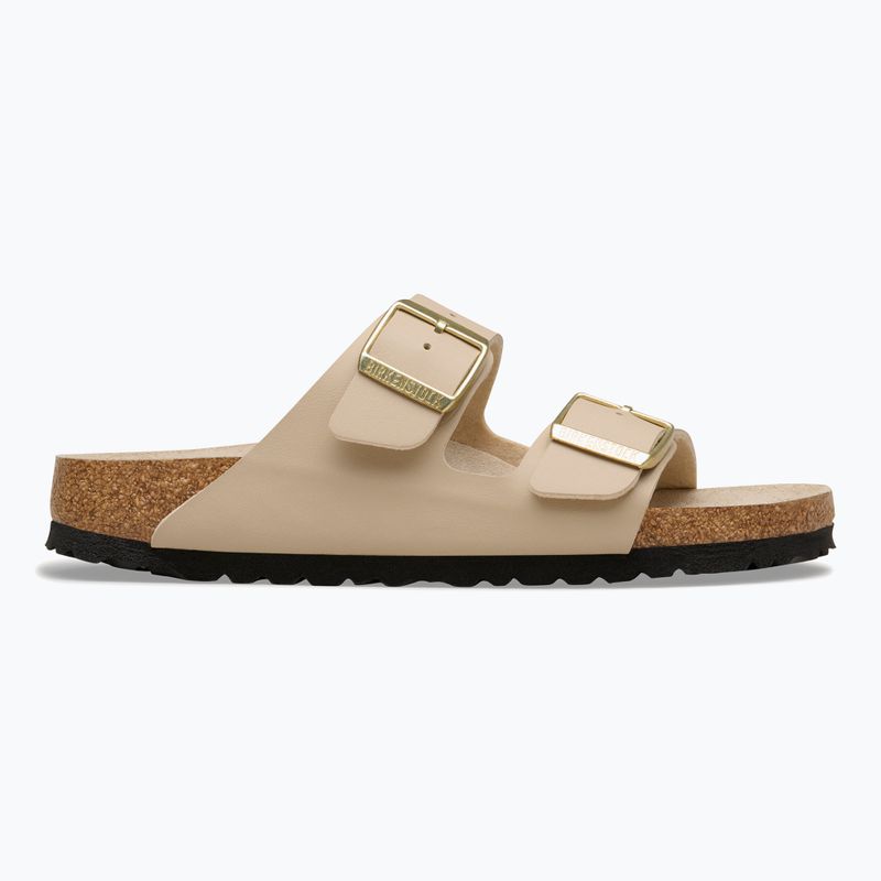 Women's slides BIRKENSTOCK Arizona Birko-Flor triples sandcastle/oyster 2
