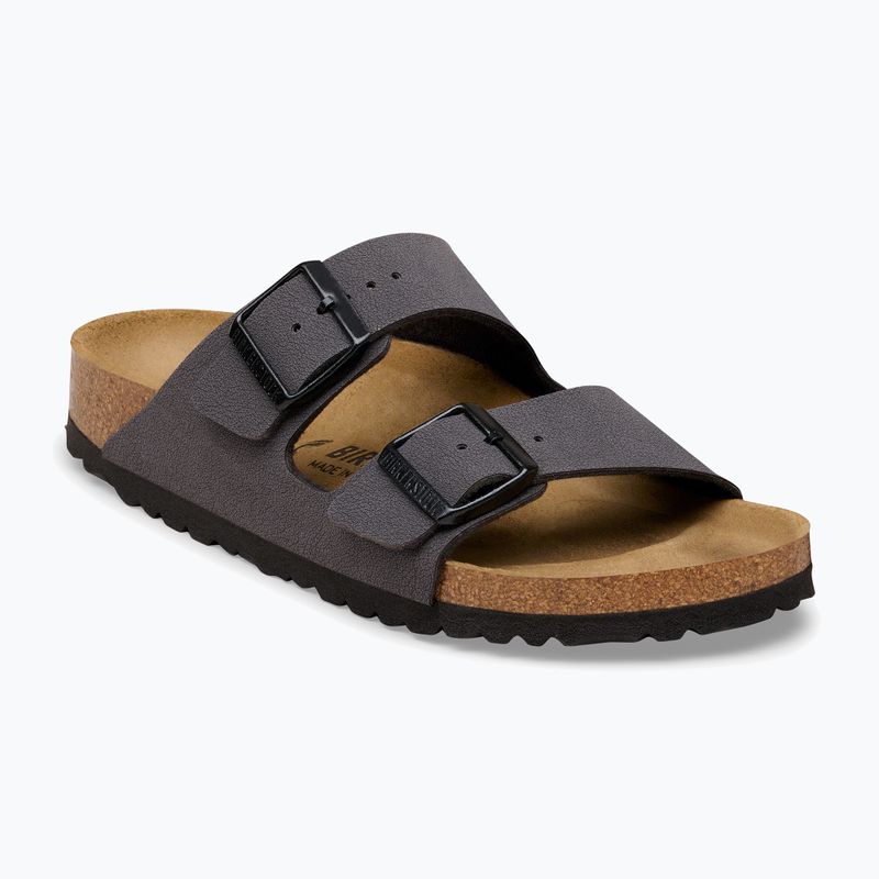 Slides BIRKENSTOCK Arizona BF Narrow velvet gray/black
