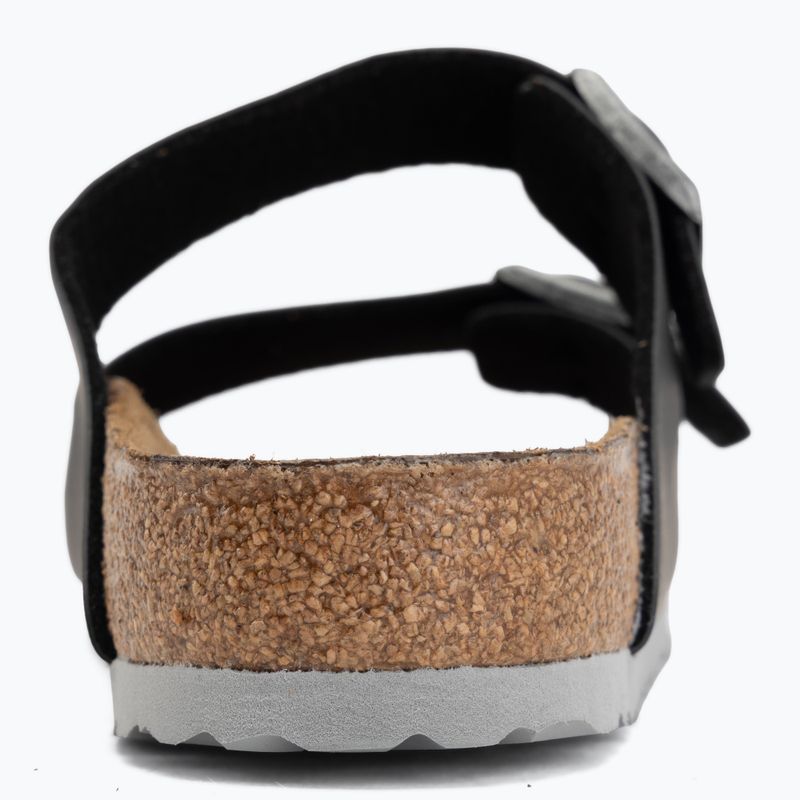 Slides BIRKENSTOCK Arizona Birko-Flor black/light gray 6