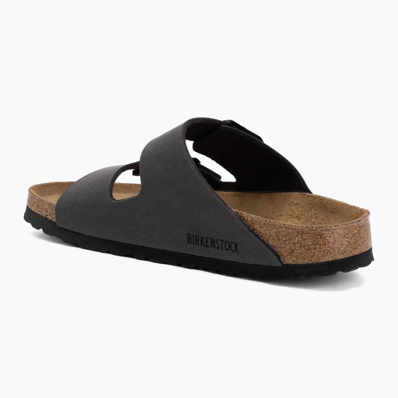 Slides BIRKENSTOCK Arizona BF Narrow velvet gray/black 3