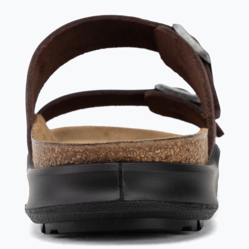 Men's slides BIRKENSTOCK Arizona Crosstown Oiled Leather Regular habana/black 6
