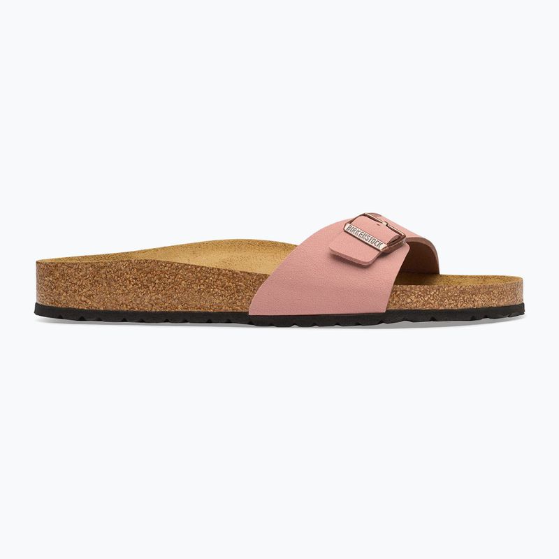Women's slippers BIRKENSTOCK Madrid Birkibuc Narrow pink clay 2