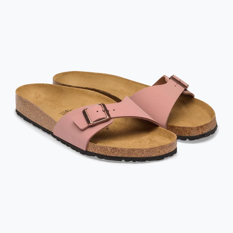 Women's slippers BIRKENSTOCK Madrid Birkibuc Narrow pink clay 3