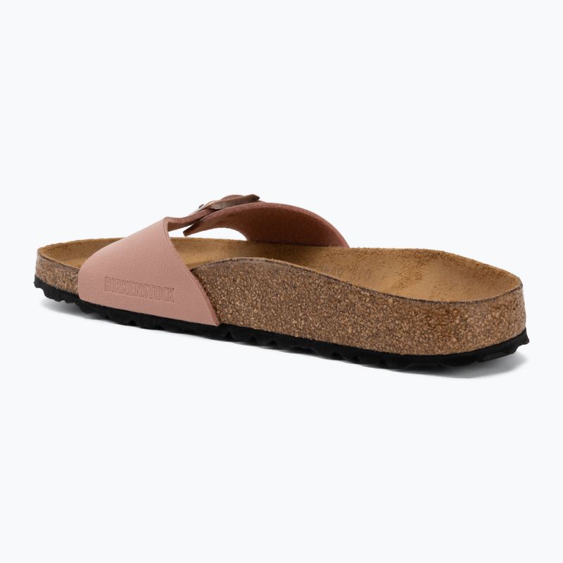 Women's slippers BIRKENSTOCK Madrid Birkibuc Narrow pink clay 3