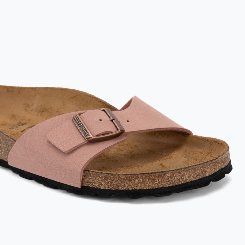 Women's slippers BIRKENSTOCK Madrid Birkibuc Narrow pink clay 7