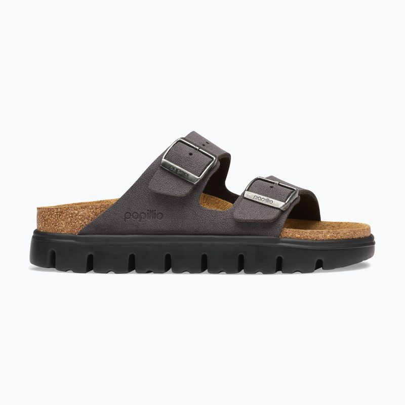 Slides BIRKENSTOCK Arizona Chunky Birkibuc velvet gray 2