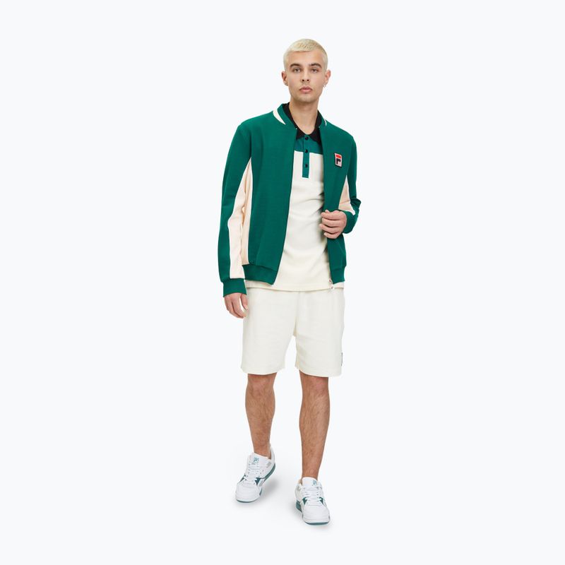 FILA Settanta Track men's sweatshirt aventurine-anitique white 2