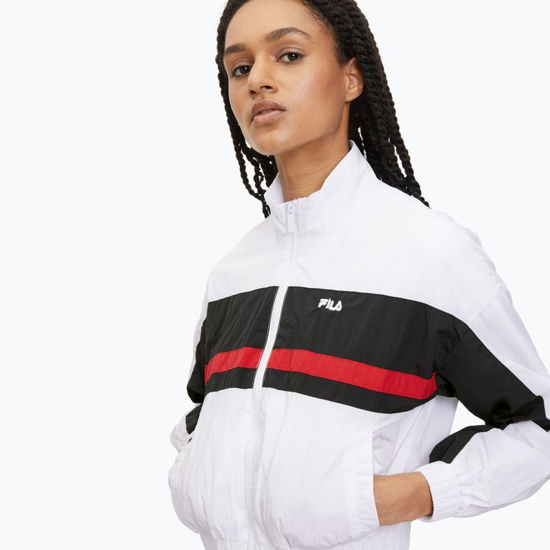 FILA women's jacket Lubu bright white/black 4