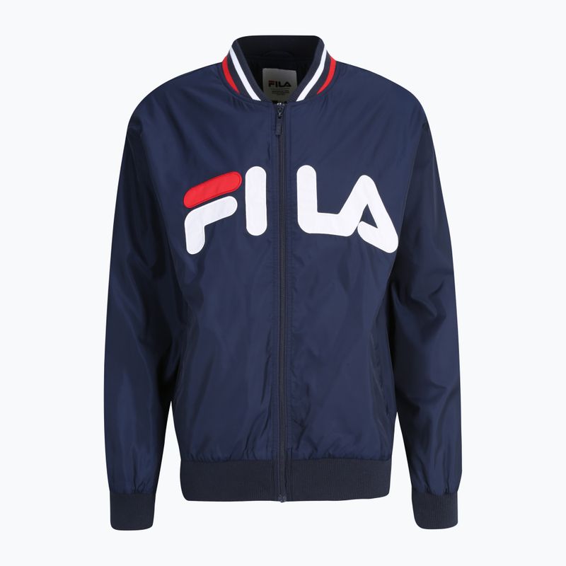 Men's FILA Logrono Logo Bomber black iris jacket 5