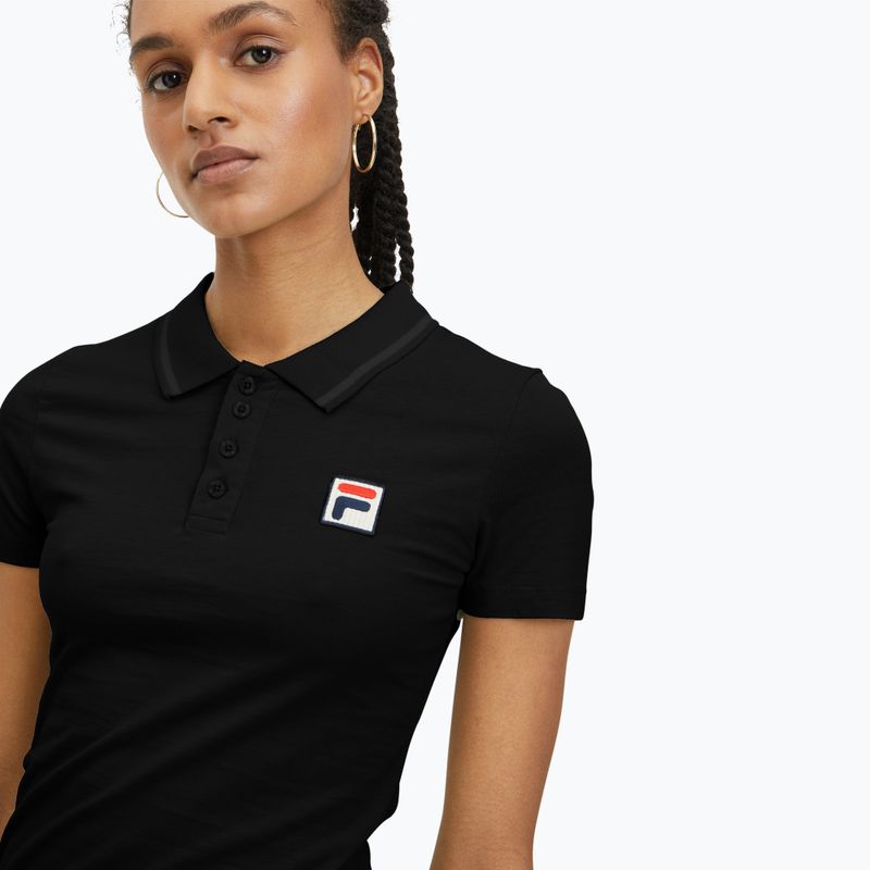 FILA women's polo shirt Leuben black 4