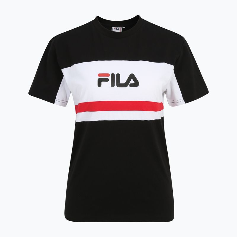 FILA women's t-shirt Lishui black/bright white 5