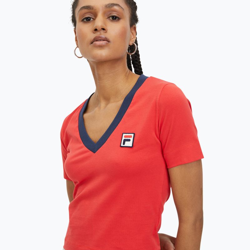 FILA women's t-shirt Ludhiana true red 4