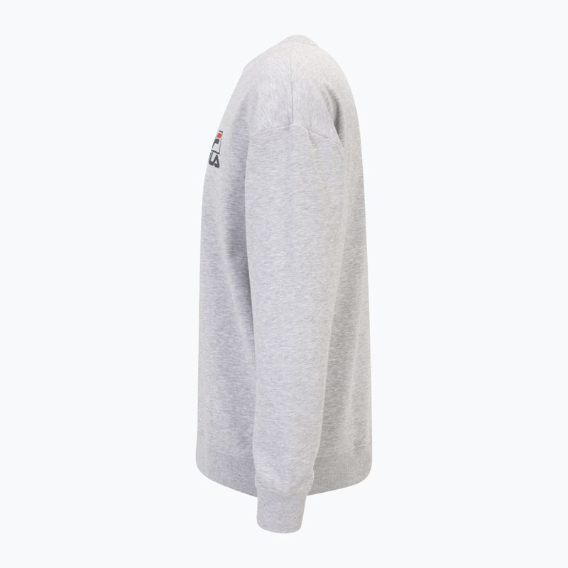 FILA men's Lahti Crew light grey melange sweatshirt 7