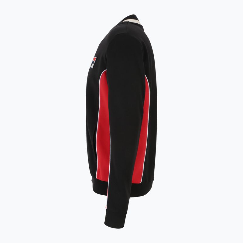 FILA Settanta Track men's sweatshirt black/true red 3