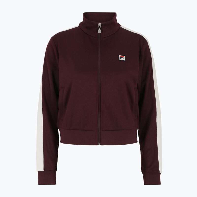 Women's FILA Lamoni Cropped Track sweatshirt winetasting