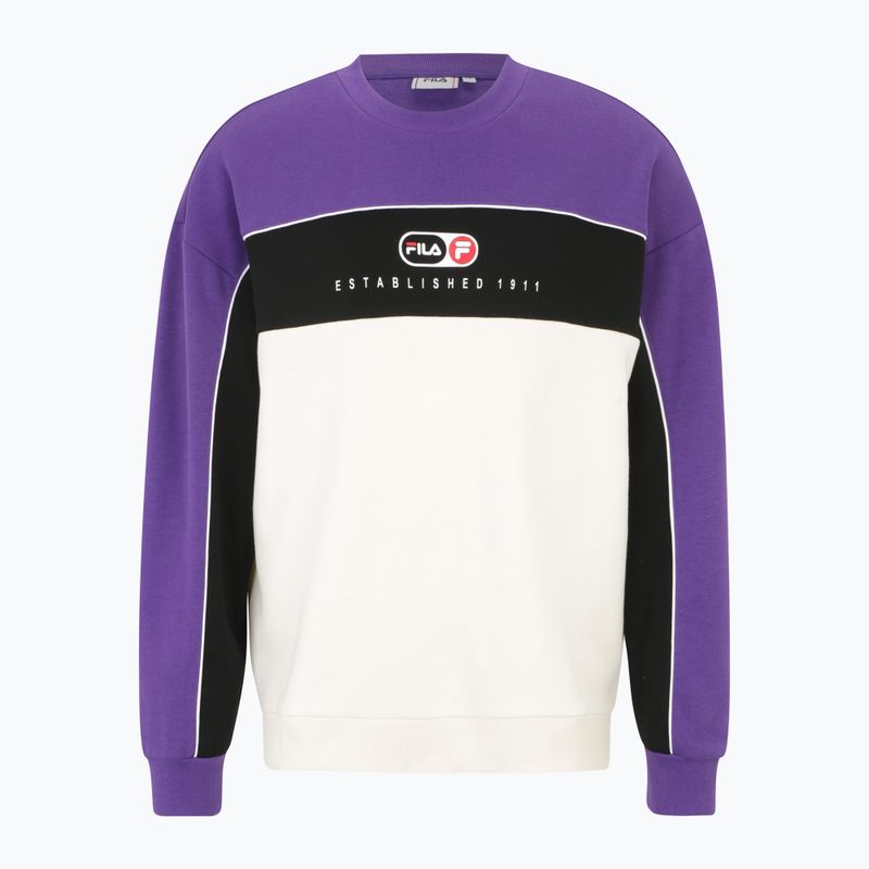 Men's FILA La Paz Crew Sweatshirt hellotrope/antique white/black