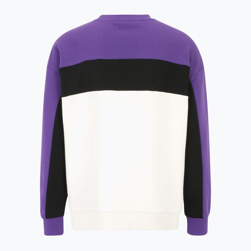 Men's FILA La Paz Crew Sweatshirt hellotrope/antique white/black 2